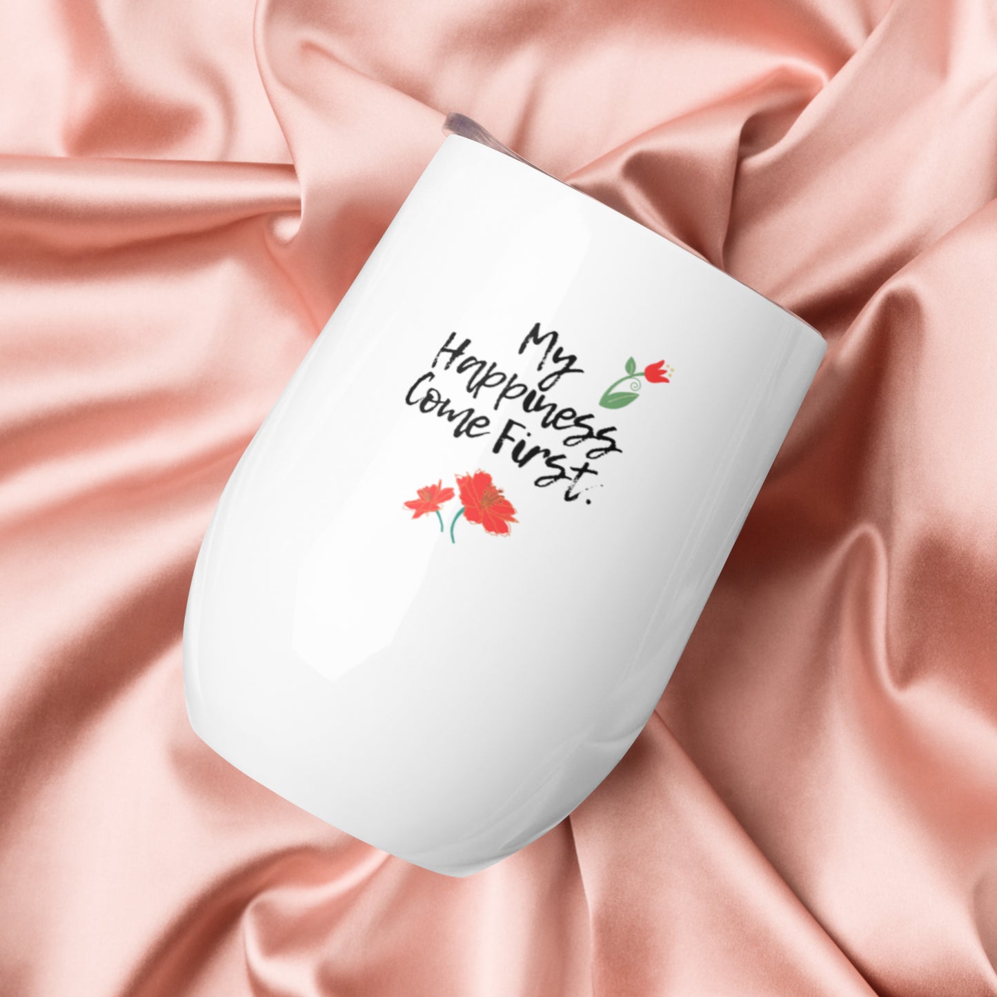 happiness Wine tumbler