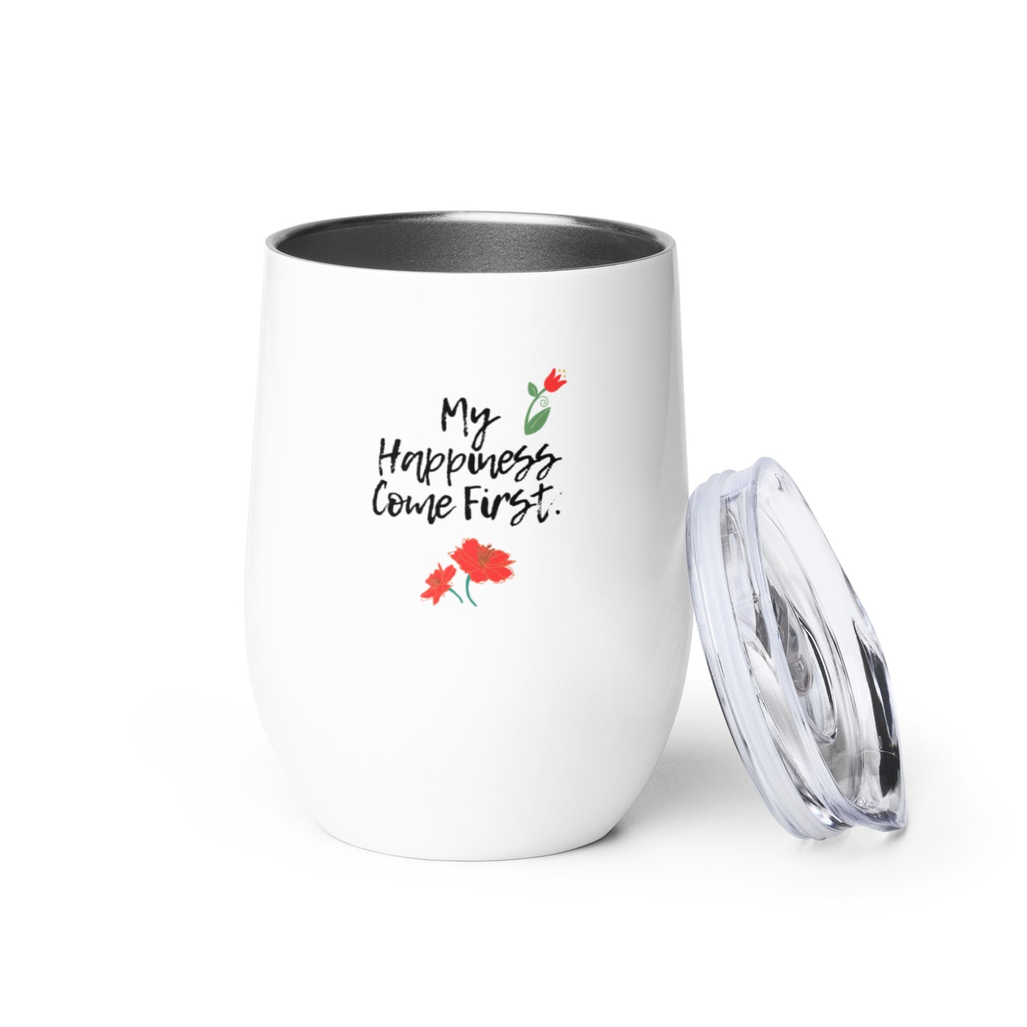 happiness Wine tumbler